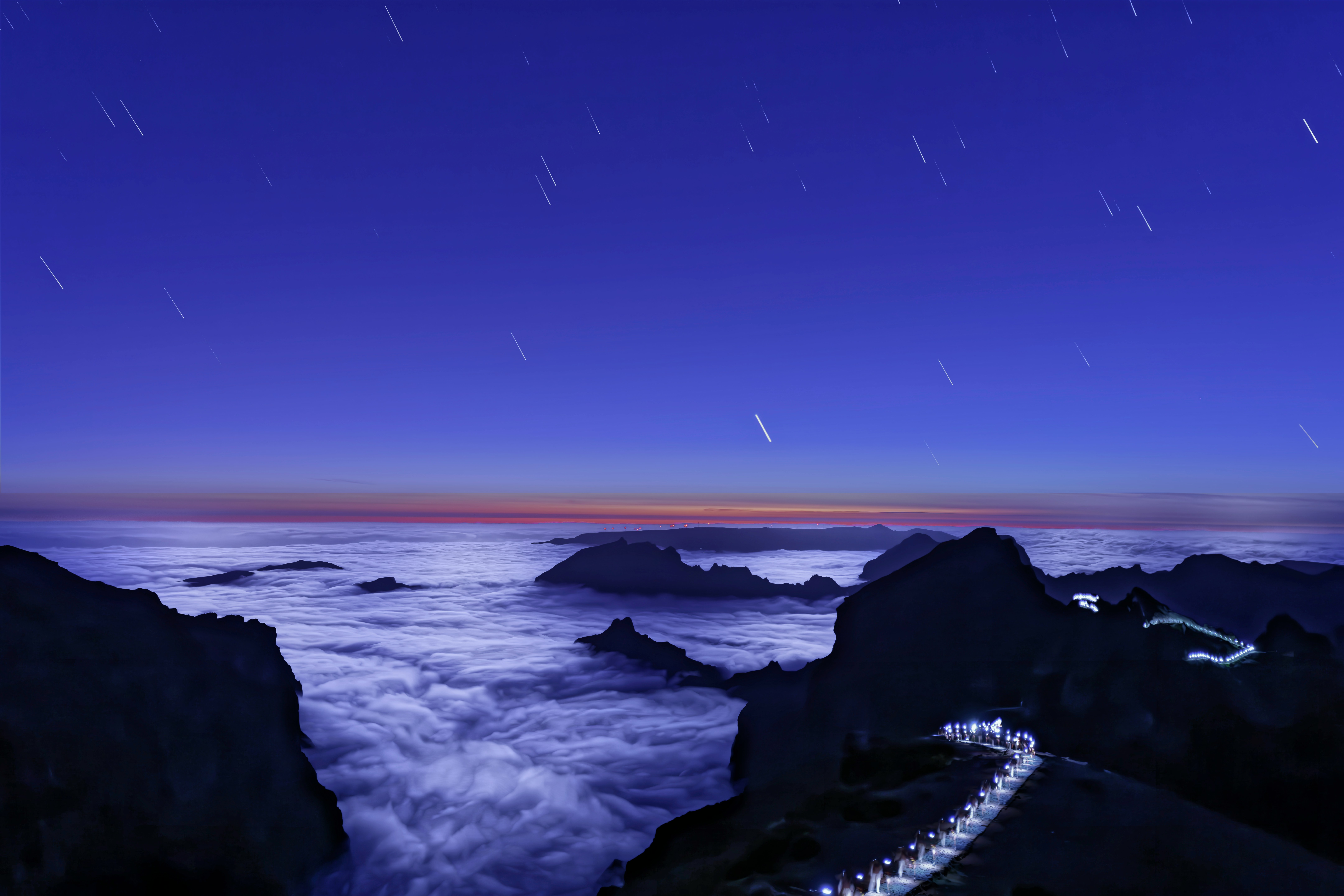 Cinematic Travel Sunset Landscape